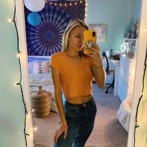 Ralph Lauren Cropped Tee!